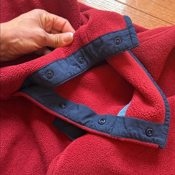 Patagonia 🌲 Synchilla Fleece Pullover with Navy Trim size large - Picture 10 of 12